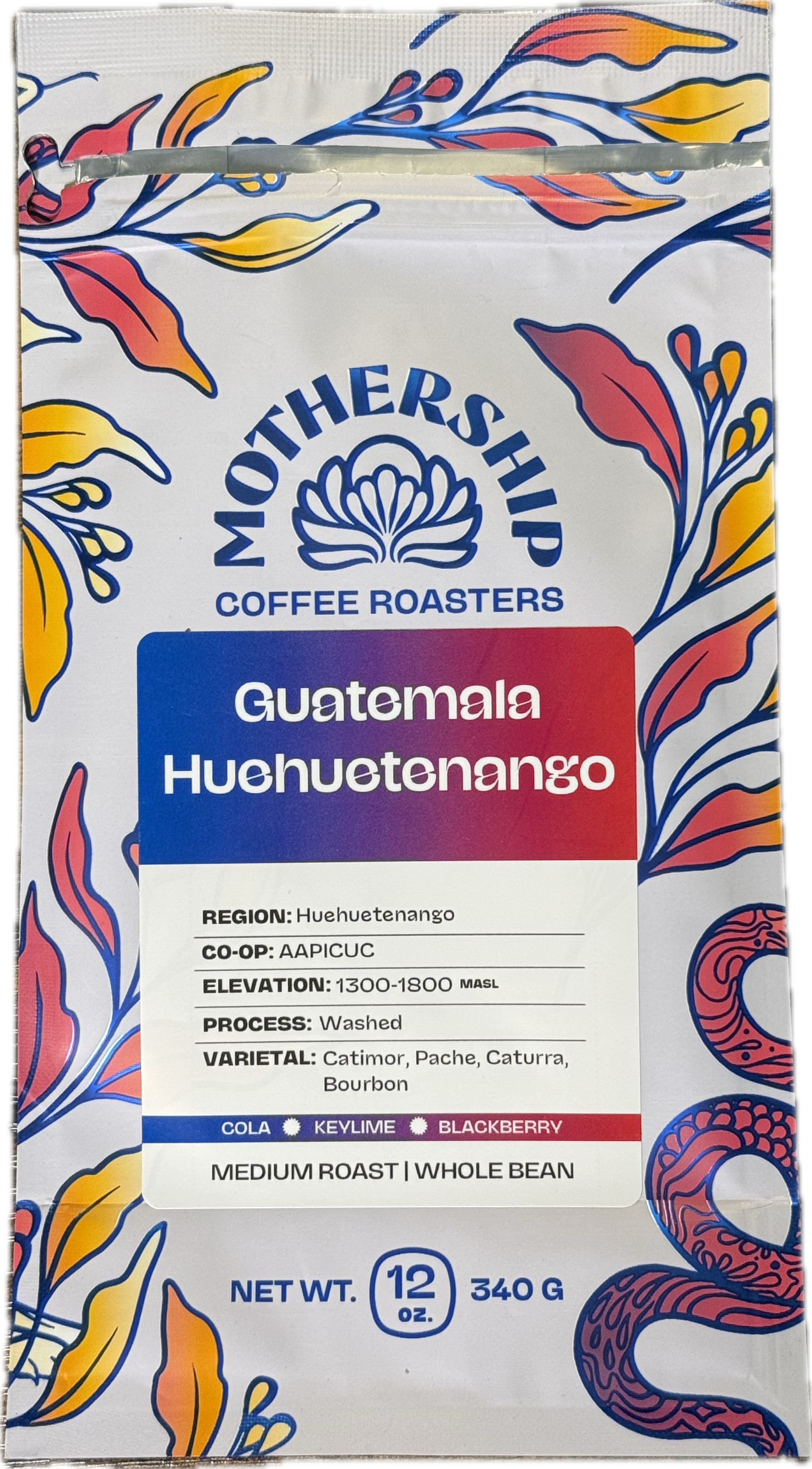 Guatemala Huehuetenango coffee bag from Huehuetenango