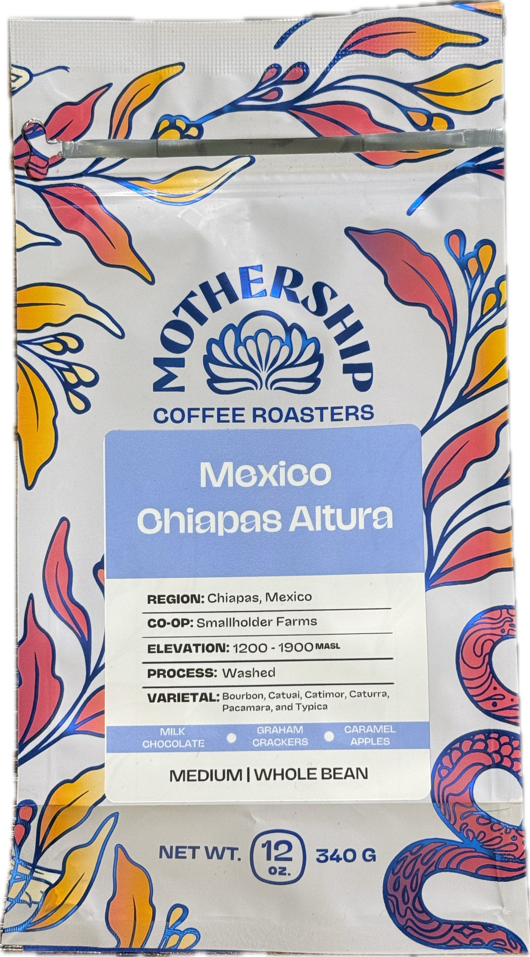 Mexico Chiapas Altura coffee bag from Chiapas