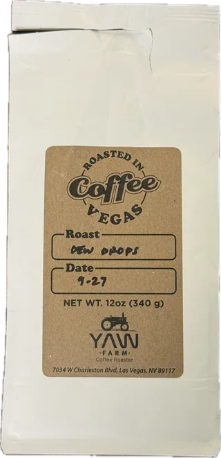 Dew Drops coffee bag from Not provided