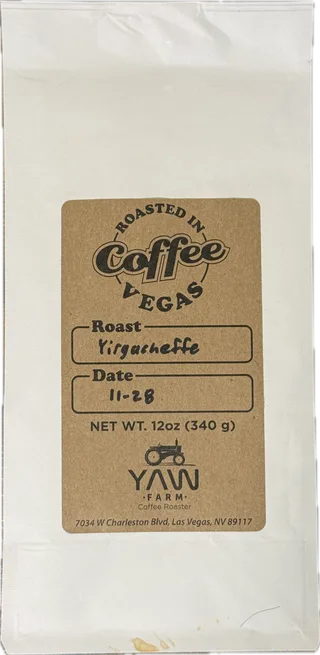 Yirgacheffe coffee bag from Not provided