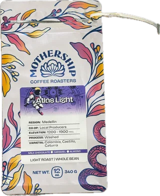 Atlas Light coffee bag from Medellin