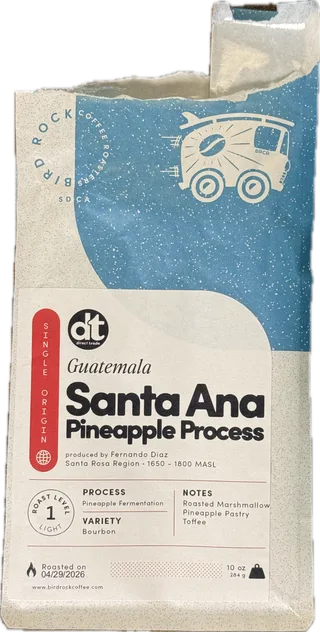 Santa Ana coffee bag from Santa Rosa